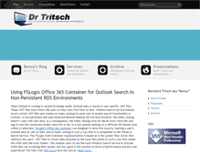 Tablet Screenshot of drtritsch.com