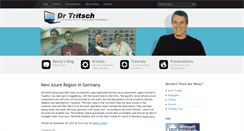 Desktop Screenshot of blog.drtritsch.com